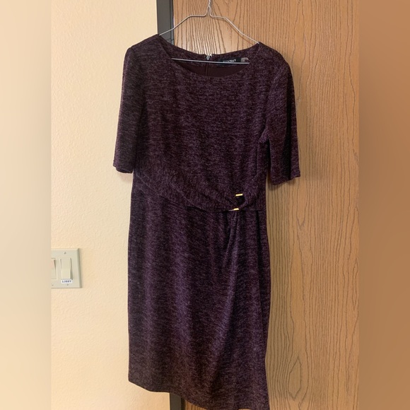 Nice purple mix color dress, size 10, like new - Picture 1 of 3